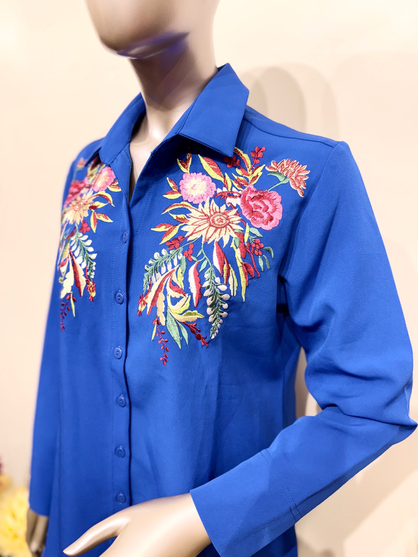 Floral Embroidery shirt