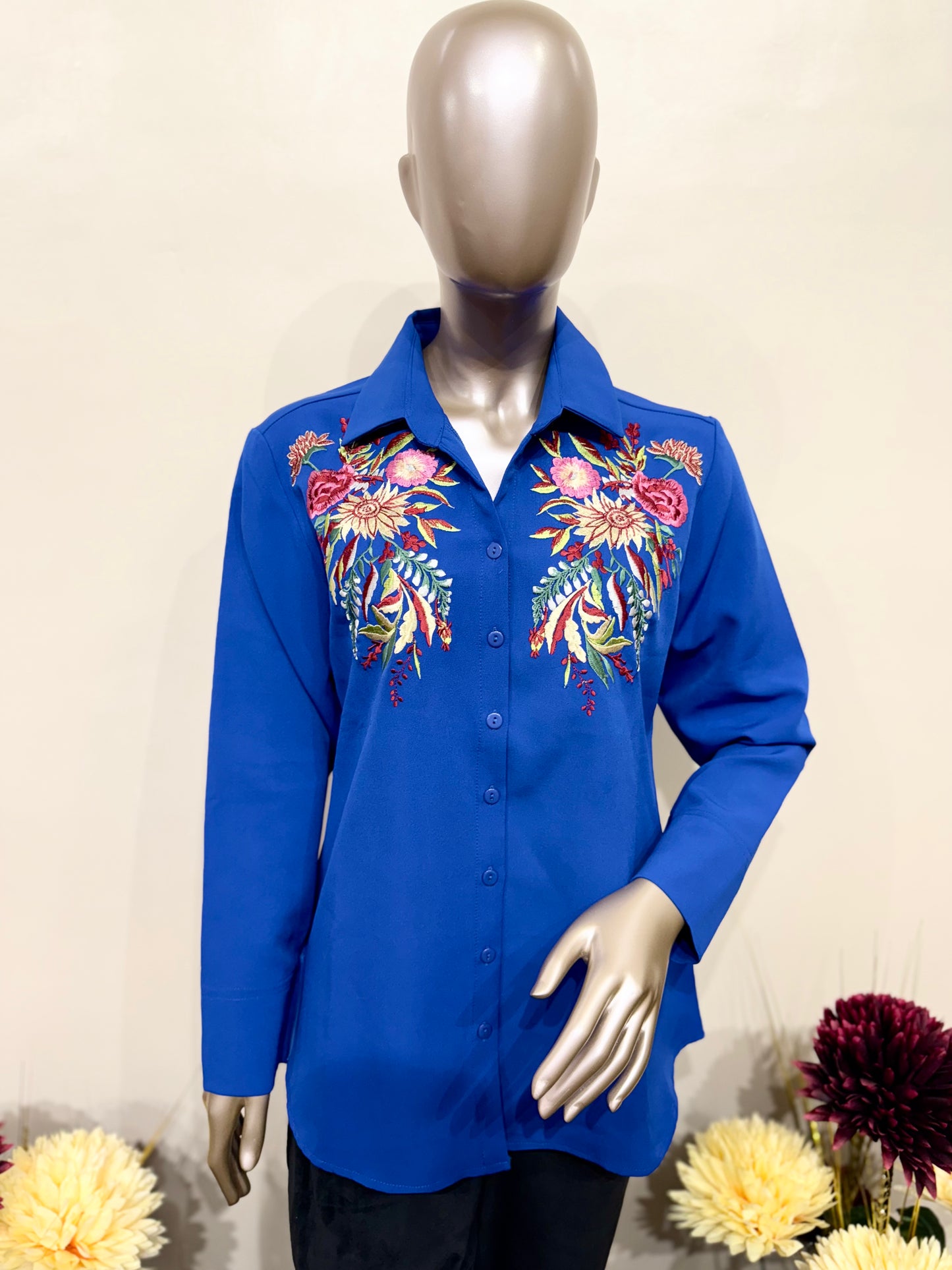 Floral Embroidery shirt