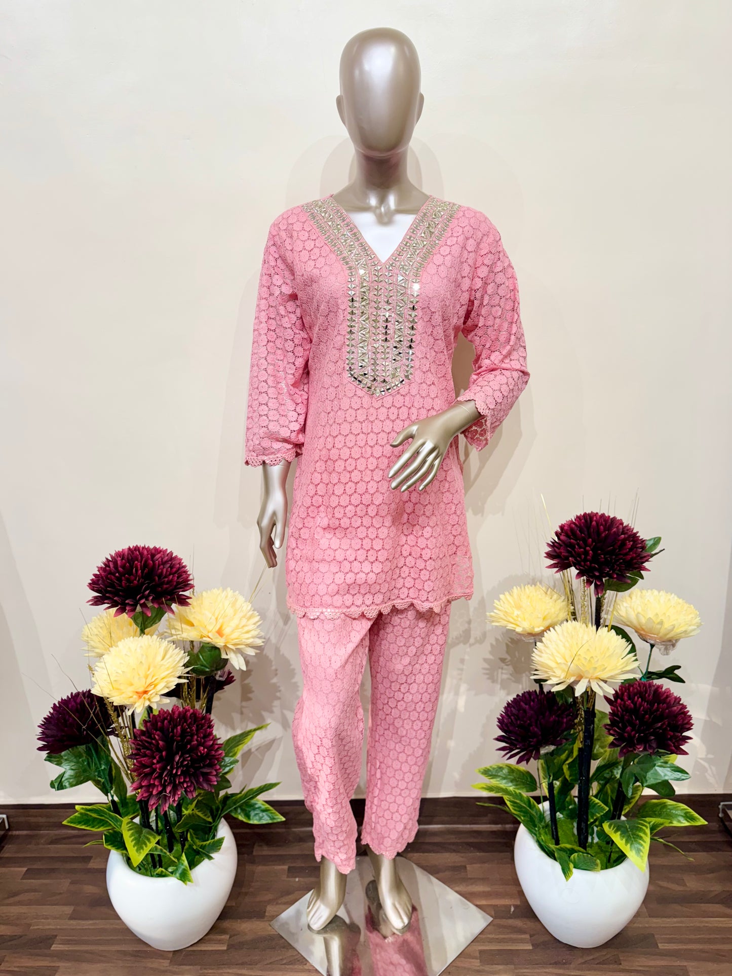 Pink Crochet Co-ord set