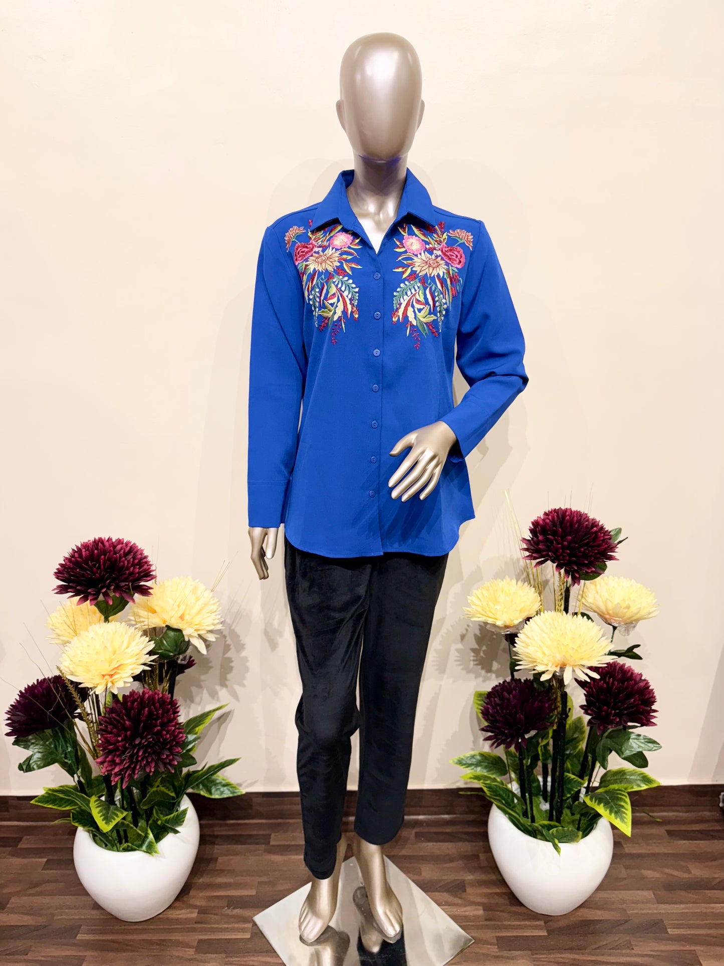 Floral Embroidery shirt